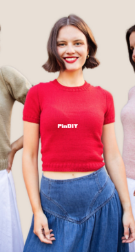 Knitty Committee top by Lily Kate France