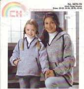 Mary Maxim 5970 adult ragg hoodie