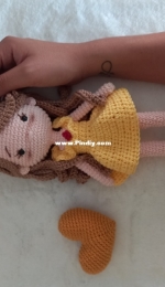 Bela- Green frog crochet
