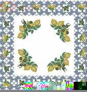 Tablecloth with Lemons