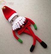 Button beautiful - Tracy Coldwell - Amigurumi Crocheted Father Christmas Pattern