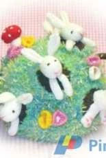 Debi Birkin Designs - Pesky Rabbits Tea Cosy