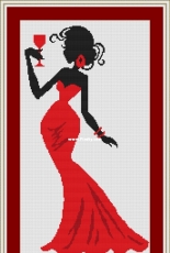 Benia Swi - Dama z kieliszkiem (Lady with a glass)