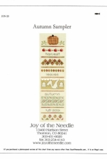 Joy of the Needle JON-20 - Autumn Sampler