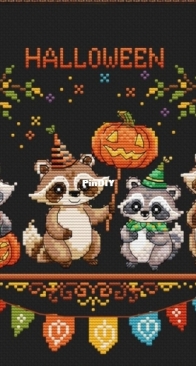 Maria Brovko - Raccoon Halloween Party