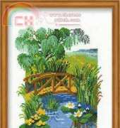 Riolis 931 - Landscape with Bridge