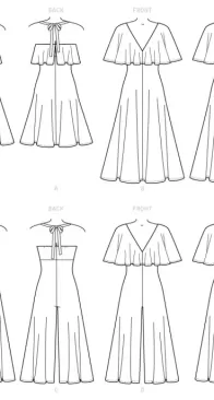 McCalls - M7864 - Misses Miss Petite Dresses and Jumpsuits - Sizes 14-22