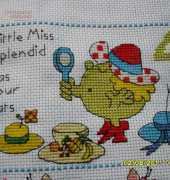 Bothy Threads - Number Sampler - Mr Men & Little Miss ==> DONE