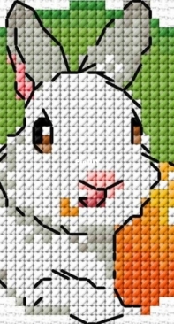 Rabbit Pepper by CrazyDaisyStitch XSD
