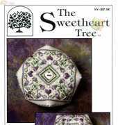 The Sweetheart Tree SV-BP8 - Lavenders Blossoms Biscornu