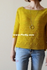 Olive Leaf Pullover by Ririko-English