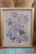BK769 Crockery and Violets