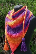 Chèche /Shawl  Ostara by Camille Coizy -English-Free
