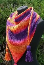 Chèche /Shawl  Ostara by Camille Coizy -English-Free