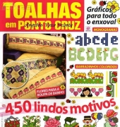 Toalhas em Ponto Cruz-N°14-2010