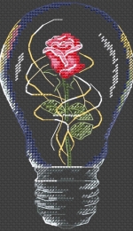 Lamp and Rose by Valeria Gavrilova - Free
