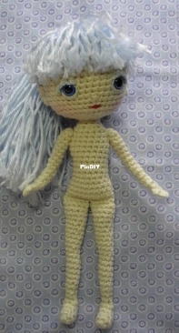 By Hook by Hand - Beth Ann Webber  - Free-Spirit Amigurumi Doll - Free