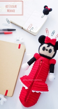 Receitas Carneirinho - Izabel Carneiro - Minnie School Kit - Kit Escolar Minnie - Portuguese