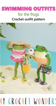 My Crochet Wonders - Marina Chuchkalova - Swimming Outfits for the Frogs