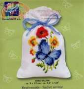 Vervaco 48.206 Blue butterfly potpourri bag