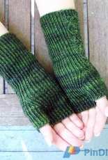 The Sexy Knitter - Argylers Handwarmers by Sarah Wilson.