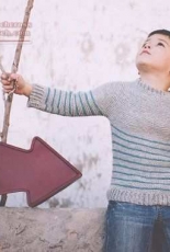 BallHanknSkein - Boys Striped Pullover Crochet Pattern No. 11