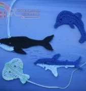 Crochetroo - Sea Creatures Applique