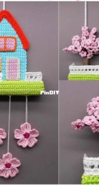 Somethinks 2 Design - Nicole Kanzler - Hanging Decoration Spring Cherry Blossom