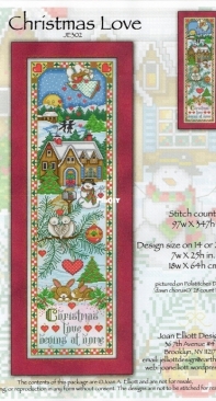 Joan Elliott Design JE302 Christmas Love PCS + XSD