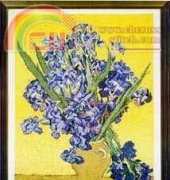 Goblenset 100 Vase mit Iris