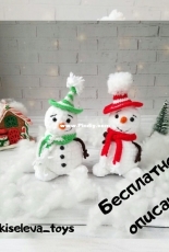 Kiseleva toys - Evgenia Kiseleva - Snowman - Russian - Free