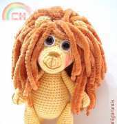 CosmonautLlama - AllSoCute - Seren  - Lion Amigurumi Crochet