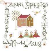 Brigthneedle Charted Designs - Book No.27 - Four Friends Sampler PCS