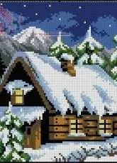 Winter Village Kram z robotkami