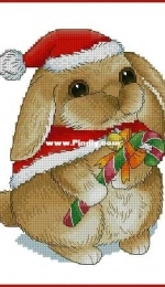 Christmas animals by Maria Brovko- New Years Bunny XSD