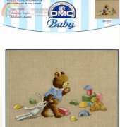 DMC BK1072 - Teddy Bear and Rabbit