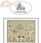 LAtelier Perdu - Stitch Me Club 2012 - Patch of Life Sampler - Part 4
