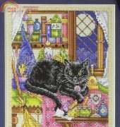Witchs Best Friend by Joan Elliott from Bewitching Cross Stitch