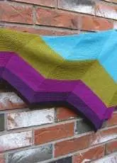 Deep End Shawl by Heidi Kirrmaier