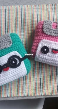 Outlaw Heart Creations - Jaycene and Janessa Mock - Floppy Disc Amigurumi