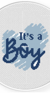 Daily Cross Stitch - It’s a Boy