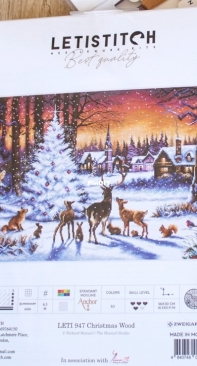 LetiStitch 947 Christmas Wood XSD