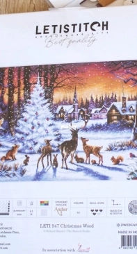 LetiStitch 947 Christmas Wood XSD