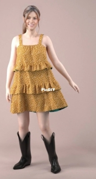 Tianas Closet - Bonilla Ruffle Tiered Sundress - Sizes XXS-5XL