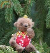 Berta Hesen THREAD TEDS - Christmas ball bear
