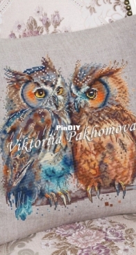 Owls in love by Viktoriia / Victoria Pakhomova