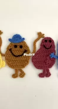 Wilky Wooly Designs - Fiona Wilkinson - Mr Men Applique