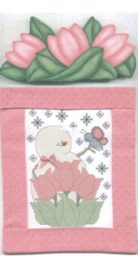 San-Man Originals -  Snow in the Tulips by Sandra Dering