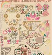 Needleprint - Sarah Harris 1786 Sampler XSD