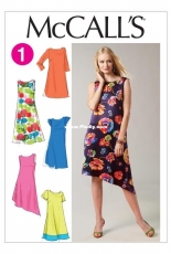 McCalls M6465 Misses Dresses, Size B5 (8-10-12-14-16) sewing pattern set
